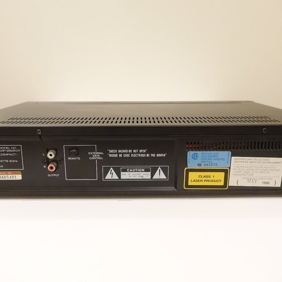 Sherwood CDP-250R CP Vintage Single Disc CD Player - Picture 14 of 16